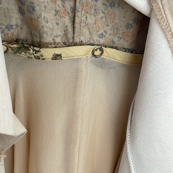 NWT JUNE ANTHROPOLOGIE SUEDE SKIRT WITH REMOVABLE RUFFLE - Picture 4 of 10